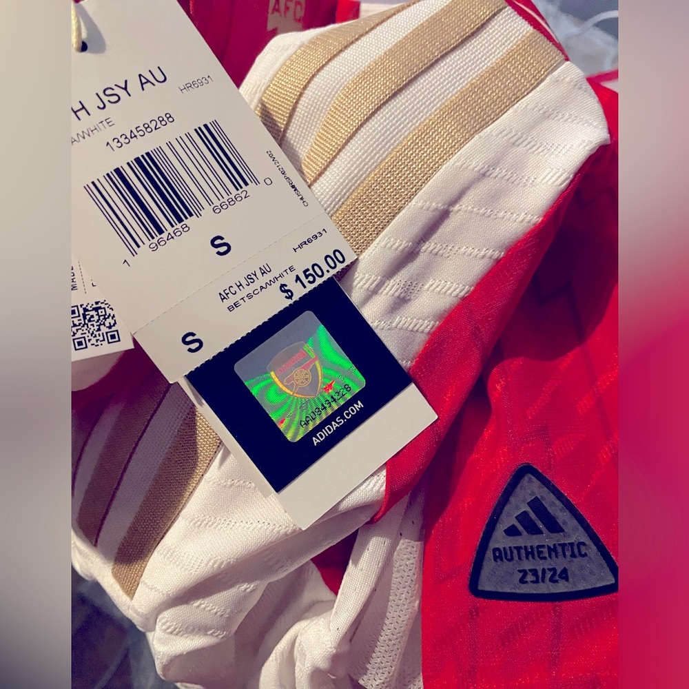 ❌SOLD❌ 🏴󠁧󠁢󠁥󠁮󠁧󠁿 Adidas [S] Arsenal 2023/24 Home Shirt - Picture 5 of 9